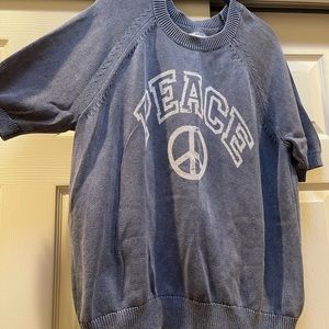 Anthropologie Pilcro Monogram Tee- szXL